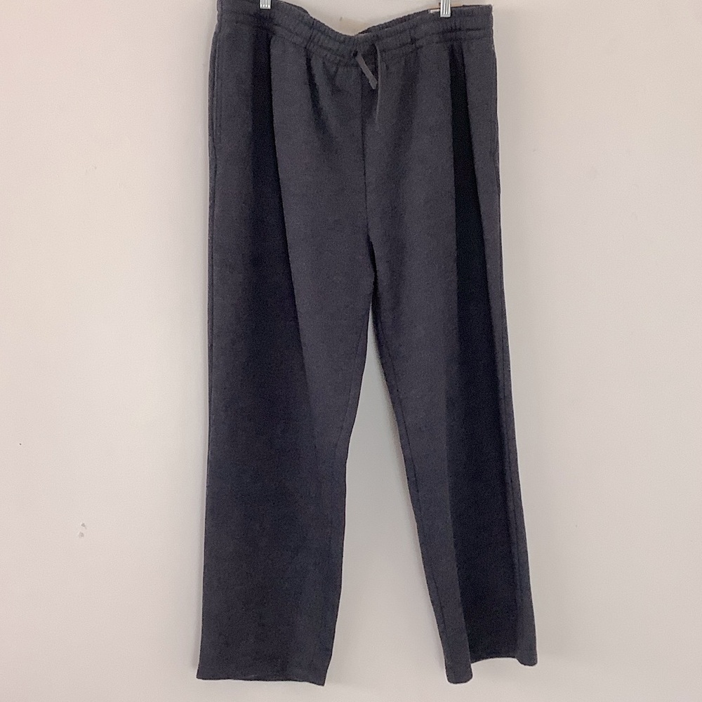 Tek Gear High Rise Ultrasoft Fleece Straight Leg Pants Pockets Casual Lounge Y2K